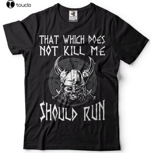 Viking T-Shirt That Which Does Not Kill Me Should Run Vikings, Odin, Valhalla