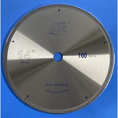 On sale of 1PC super quality 355*2.4*30*160Z thin kerf Large angle super sharp teeth shape TCT saw blade for bamboo cutting