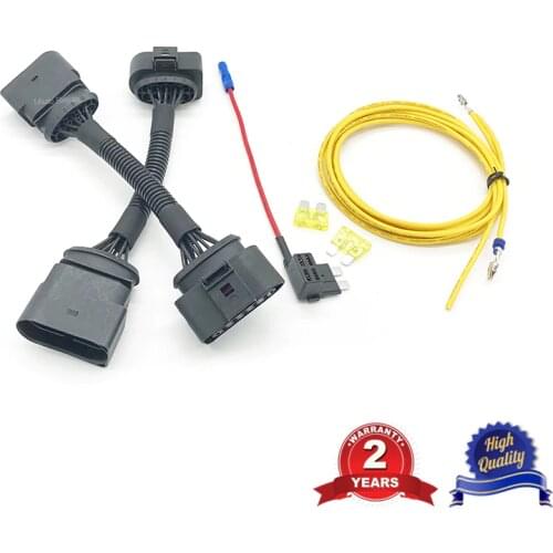 For VW Transporter T5 To T5.1 FaceLift Headlight Conversion Adaptor Wiring Harness Connector