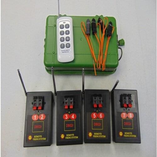 Electric wire 8 Cues fireworks Remote receiver stage 2019 Professional stage smart switch wedding equipment-wireless switch