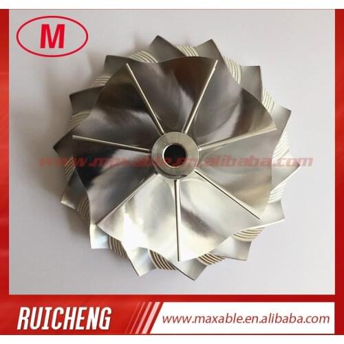 HX40 67.00/89.00mm 7+7 blades high performance turbocharger billet/milling/aluminum 2618 compressor wheel