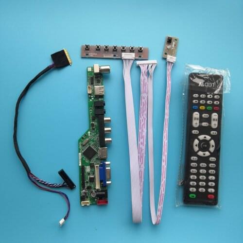 Kit for B154PW04 V0 Controller driver board TV AV USB HDMI LCD LED 15.4" 1440X900 VGA remote 40pin LVDS Panel Screen