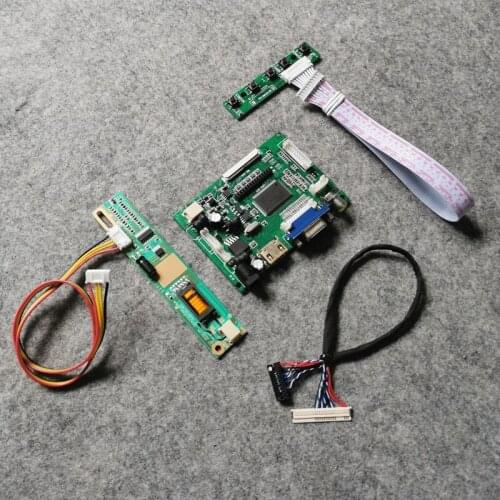 Fit LQ154K1LA1C/LQ154K1LB1B/LQ141K1LB1C VGA AV 1280*800 DIY kit LCD matrix monitor controller drive board 1CCFL LVDS 30 Pin
