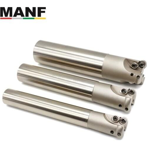 MANF TRS-5R20-160-C20-2T RD Carbide Inserts Alloy End Mill Arbor Milling Cutting Machining Round Nose Milling Cutter Shoulder
