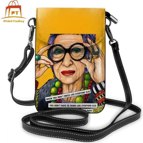 Painting Shoulder Bag Painting Leather Bag Trend Multi Pocket Women Bags High quality Pattern Mini Purse
