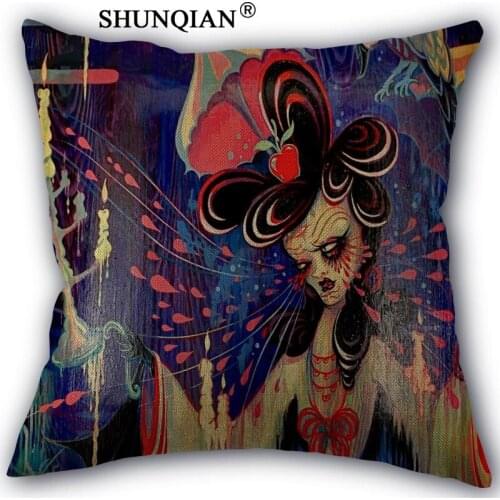 Custom camille rose garcia Pillowcase Custom cotton pillowcases decorative beauty Home Furnishing customized pillow