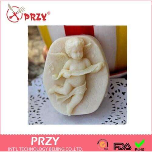 Wholesales Baby Angel Soap Mold Silicone Cake Pan Hansmade Soap Mold Cake Decorating Tools Sugarcraft Chocolate Cookies Molds