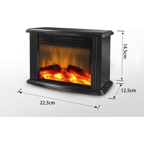 Mini Electric Fireplace Tabletop Portable Heater Room Heater Space Heater Household Accessories