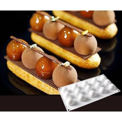 3D Silicone mould Molds Mini Truffle Round Ball Shaped Baking Moulds Cake stand decorating tools Mold for Dessert Muffin kitchen