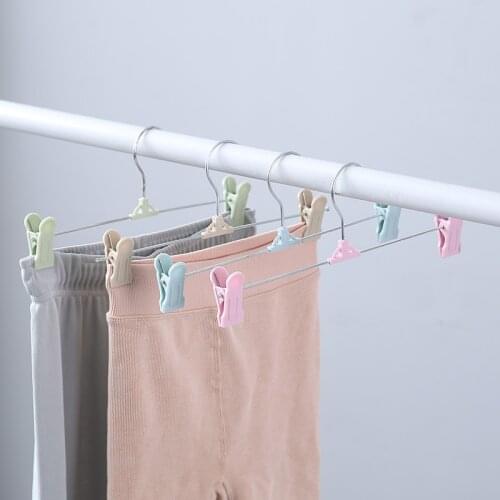 Hanger Multifunctional Stretchable Pants Stainless Steel Seamless Strong Pants Hanging Non-slip Pants Support