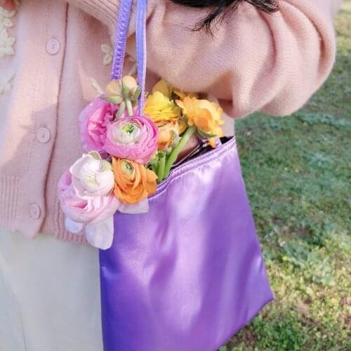 High Quality Satin Womens Purse Handbags Vintage 2021 Ladies Small Shoulder Bag Fashion Design Girls Mini Tote Shopping Bags