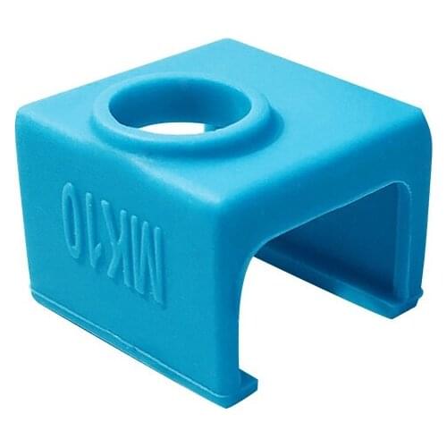 1pc Silicone Sock Cover For MK10 3D Printer Aluminum Heater Block Part