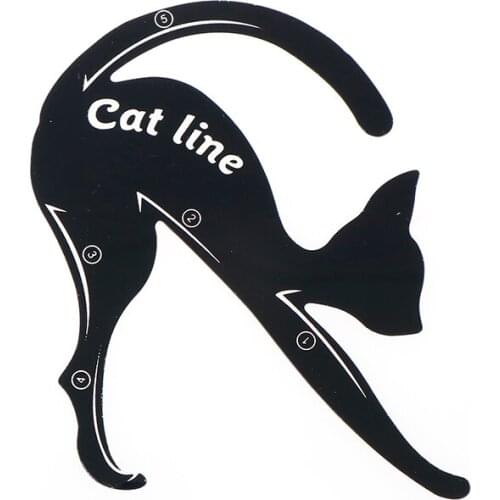 2pcs/lot New Cat Line Eye Makeup Eyeliner Stencils Templates Shaper Tool Makeup Tools Kits For Eye Accessories
