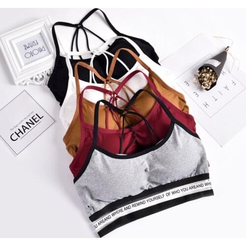 2020 Summer Women Push Up Wireless sport Bra Top Women Plus Size Bralette Underwear Lingerie Full Cup