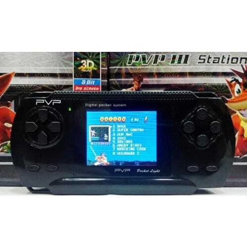 8Bit PVP Station Light Video Game Console with 2000+ Games, 2.7'' LCD screen