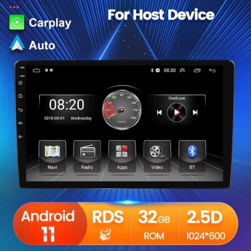 Android 11 Car GPS Navigation Radio 9inch Universal For VW TOYOTA NISSAN HONDA Multimedia Mirror Link RDS 2.5D Screen