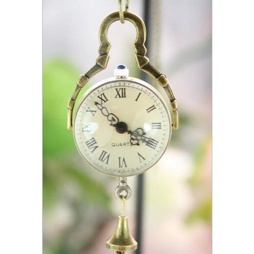 Antique Style crystal Ball Pocket Watch necklace Necklace Steampunk Jewelry pendants chain dial 2.7cm cheap wholesale PB398