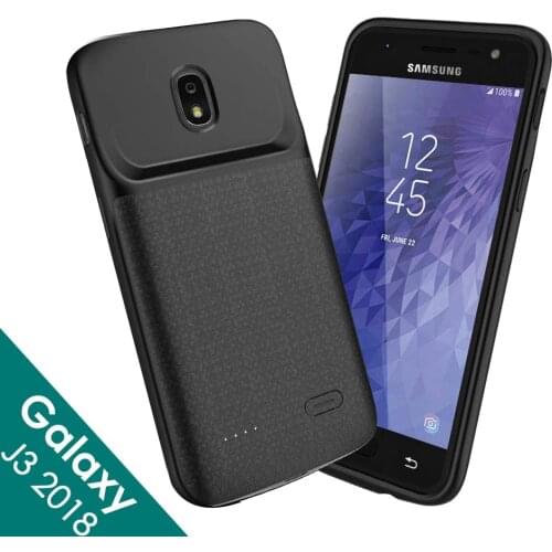NEWDERY Battery Case for Galaxy J3 2018 , 4700mAh J3 Star Charger Case,J3 Achieve,For Galaxy Express, Amp Prime 3 , J3 V 3rd