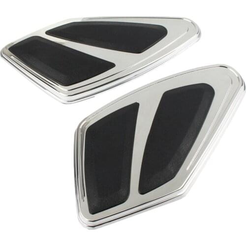 Black Side Knee Grip Anti-slip Protection Pads, Motorcycle Fuel Tank Traction Pads for Honda GL1800 2012-2017