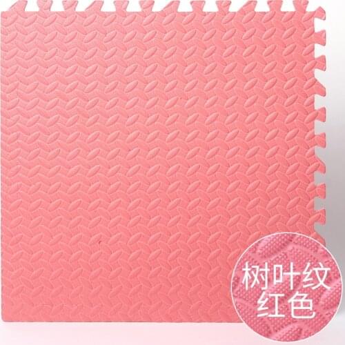 60*60*2.0 cm waterproof EVA material baby playing carpet with leaves embossing 4 pcs /lot