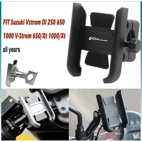 For Suzuki Vstrom Dl 250 650 1000 V-Strom 650/Xt 1000/Xt Handlebar Mobile Phone Holder GPS stand bracket Motorcycle accessories