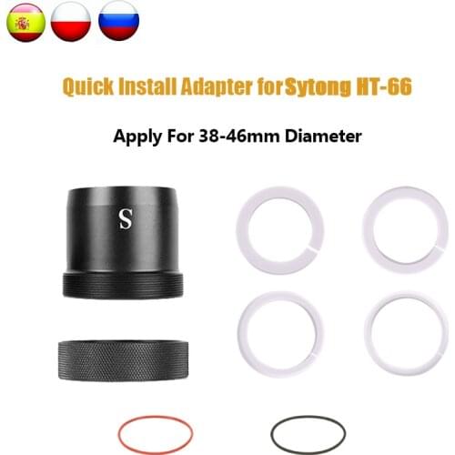 Exclusive Design 46-S Fast Install Adapter Bracket 4 in1 Quick Sleeve Bracket Night Vision Scope Adapter Bayonet For Sytong HT66