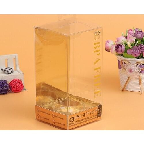 Custom folding Clear PVC/PET plastic packing box,Excellent quality UV CMYK Printing transparent jewelry box ---DH40086