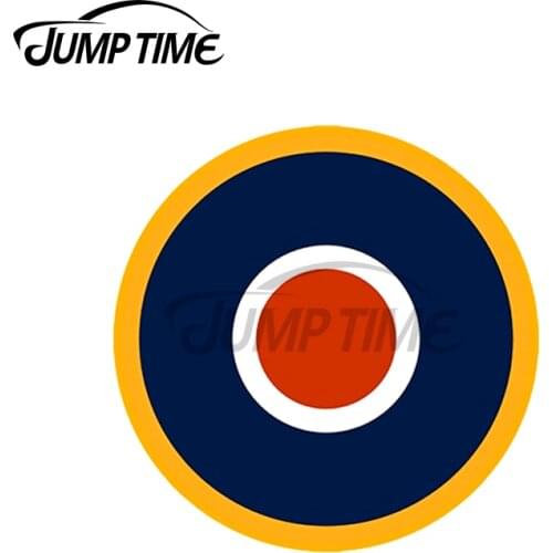 JumpTime 13 x 13cm WAR Spitfire Bullseye Target Aircraft Flight Car Stickers and Decals Waterproof Creative Scratch-proof Window