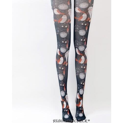 Creative Cute Owl Pattern Print Cosply