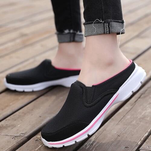 Women Shoes Fashion Slip On Solid Color Flats Sneakers Woman Comfortable Shoes Casual Female Summer Tenis Feminino Casual Chunky