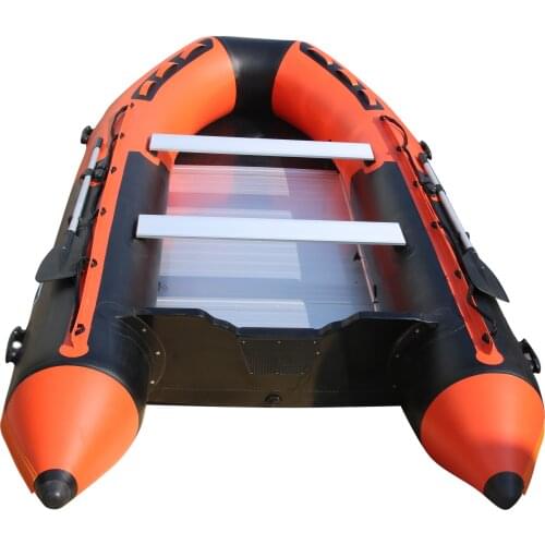 Buy To Use GTS430 8 People Aluminum Floor Dingy Raft Inflatable Kayak Fishing PVC Boat