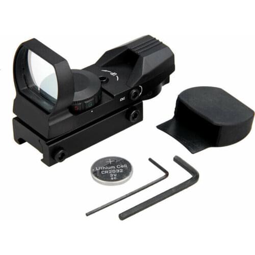 Outdoor Hunting 4 Reticle Electro Red Green Dot Sight Rifle Scope 1X22X33