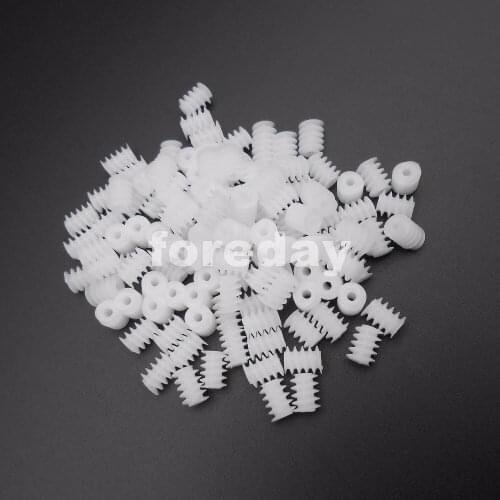 10000PCS Worm reduction gear 6*8mm hole 0.5M Aperture 2mm 1.95mm D=6mm DIY plastic gears 6MMX8MM 0.5 Modulus 10000PCS/LOT *FD620