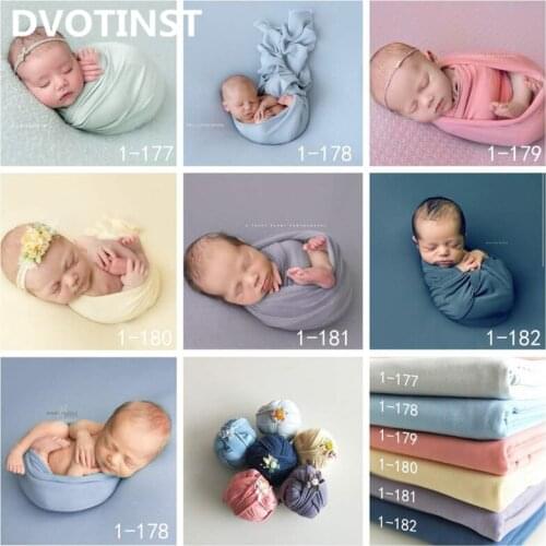 Dvotinst Baby Photography Props Bakcground Blanket Wraps Headwear Fotografia Accessories Infantil Studio Shooting Photo Props