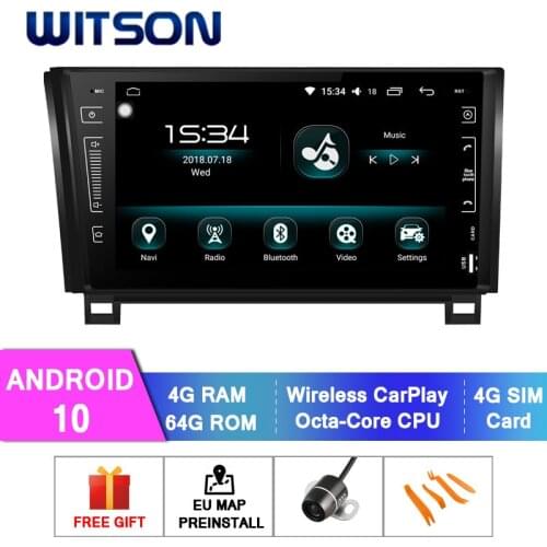 WITSON Android 10.0 CAR DVD SYSTEM for TOYOTA TUNDRA 2007-2013 car dvd player link/DAB/OBD/TPMS/DVR/Wifi/3G/4G support