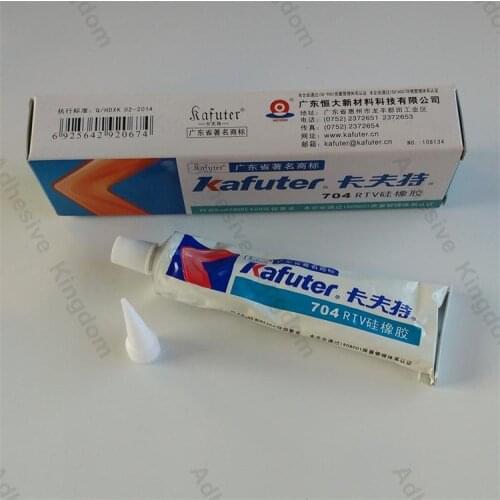 2Pcs Kafuter 45g K-704 RTV one-component room temperature curing silicone rubber electronic silicone white wholesale