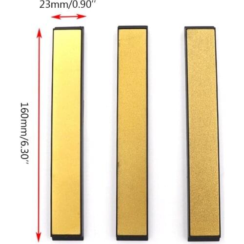 3pcs Knife Sharpener Plating Titanium Diamond Whetstone Kitchen Knife Edge Grinding Stone 240/600/1000 Grit