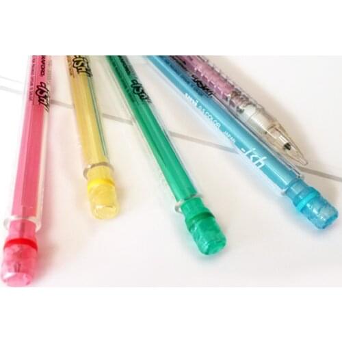 6 Pieces/Lot Japanese Uni M5-107 Color Automatic Pencil Lead Core Is Written in Color