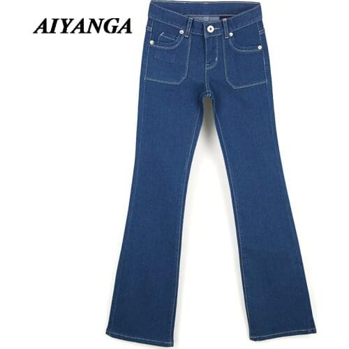 Женские брюки клеш AIYANGA China At AliExpress