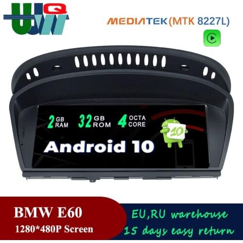 UJQW 8.8" Android 10 Car Multimedia Player GPS Navi Carplay for BMW 5 Series E60 E61 E63 E64 BMW 3 Series E90/E91/E92/E93/M3 M5