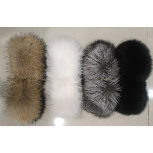 Free Shipping New Genuine Raccoon Fur Cuff Womens Real Fur Accessories Real Fox fur Winter Wholesale Retail OEM