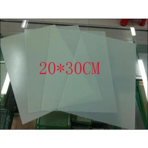 Free shipping 20*30CM 0.6mm thick test board test universal board high temperature board insulation board green glass plate
