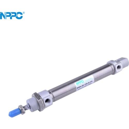 MSN series cylinder, NPPC brand, standard type with magnet, MSN 20-100-S-CA