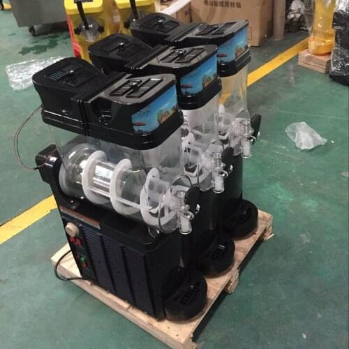 Energy Saving Snow Melting Machine Three Cylinder Smoothie Cold Drink Machine For Sale