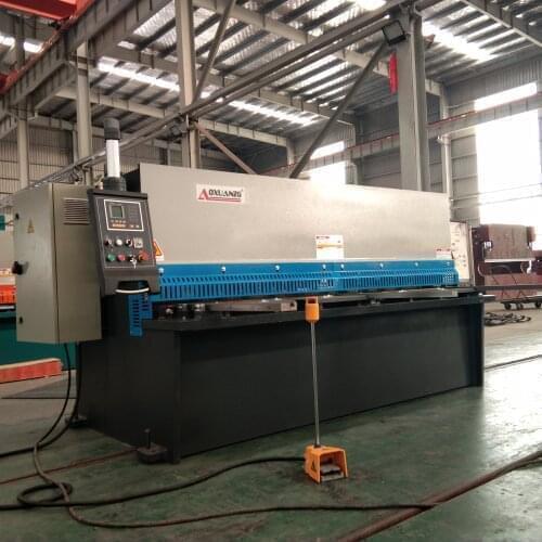 Hydraulic Shearing Cutter Machine, Automatic Cutting Guillotine with E21S System for 8 MM Carbon and Stainless Steel Shear