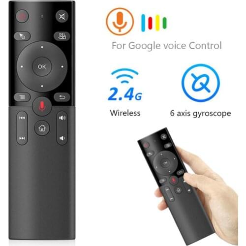 H17 G20 Voice Remote Control 2.4G Wireless Air Mouse with IR Learning Microphone Gyroscope for Android TV Box Mini PC