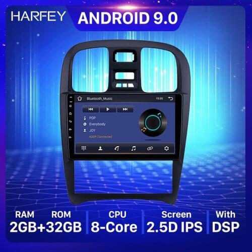Harfey Android 9.0 Car GPS radio 9 inch Car Multimedia Player for Hyundai Sonata 2003 2004 2005-2009 support Carplay TPMS DVR