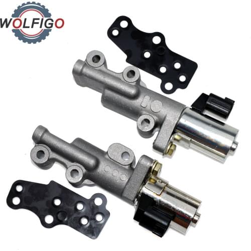 WOLFIGO 2pcs Left Right Variable Valve Timing VVT Control Solenoid for Infiniti FX35 G35 350Z Nissan Frontier Altima 237962Y520