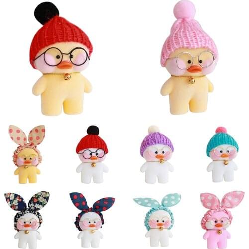 Little Ducks Doll Car Keychain Creative Bells Cute Schoolbag Pendant Jewelry Toy Creative Cute Schoolbag Pendant Bow