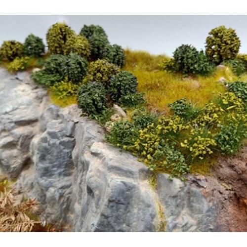 Lower Cluster Simulation Plant Plant Model Toy Landscape Sand Building Table Train Making Purely Diorama Green Diy Handmade A2B9